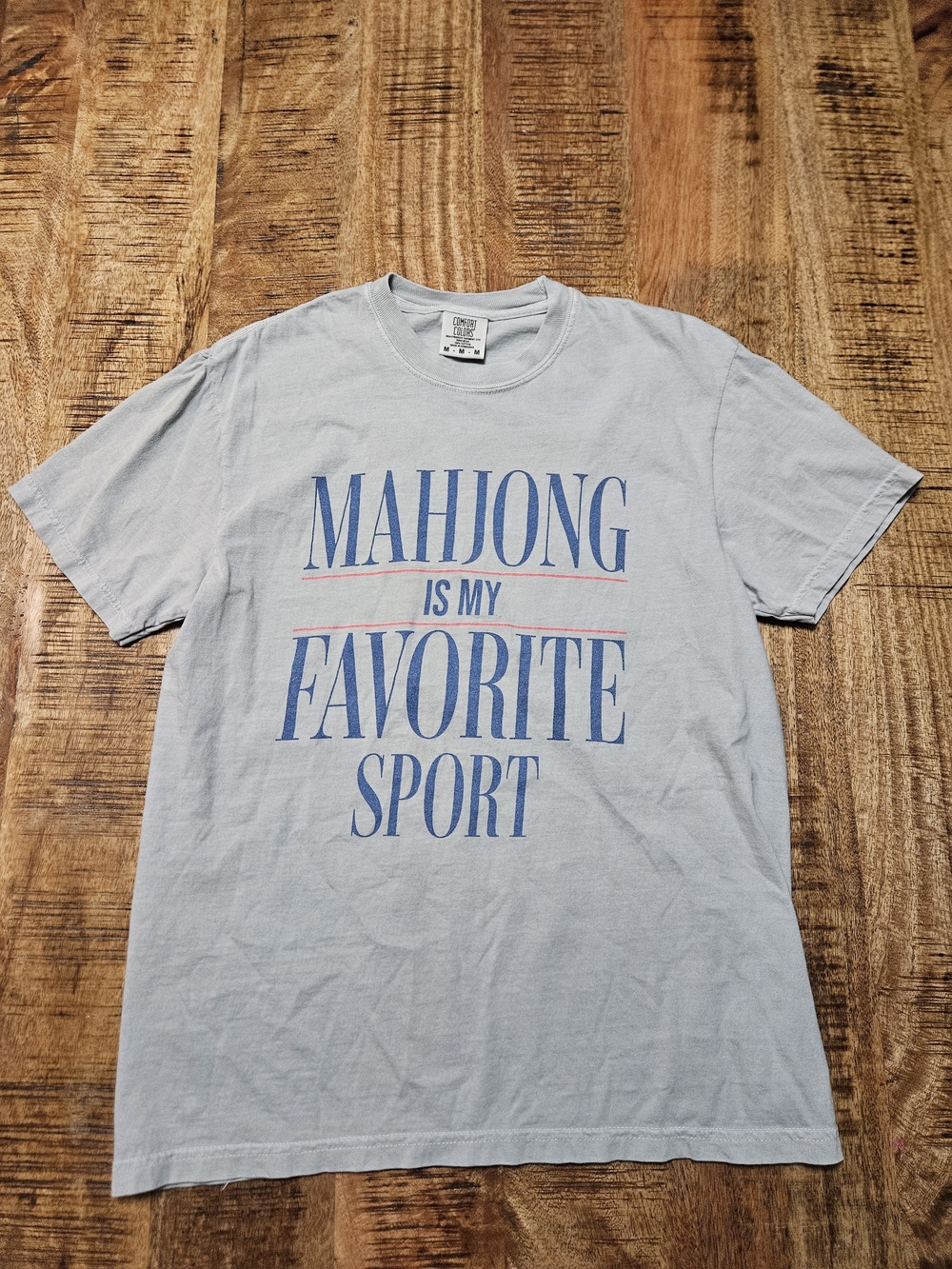 Comfort Colors 'Mahjong Is My Favorite Sport' Short Sleeve Tee